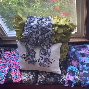 3-pair Name Brand Activewear Pants 24mo-2T girl